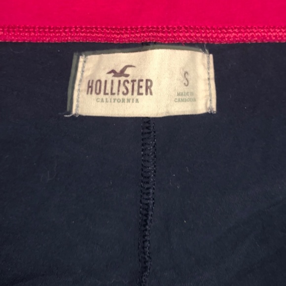 Leggings Dark Navy with pink waistband Hollister - Picture 5 of 5